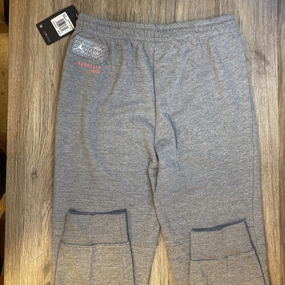 Nike Air Jordan PSG Paris Saint Germain Sweats Joggers 95B469-GEH Gray BOYS XL - Picture 14 of 16